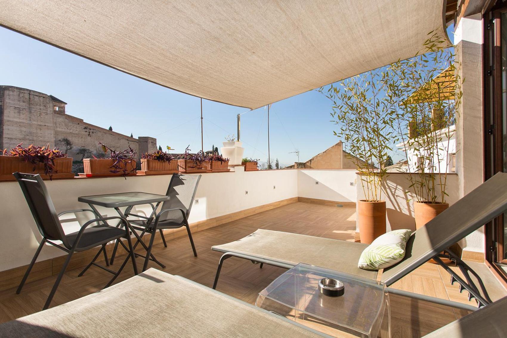 Apartamento Con Terraza Y Cochera Albaycin Granada Exteriér fotografie