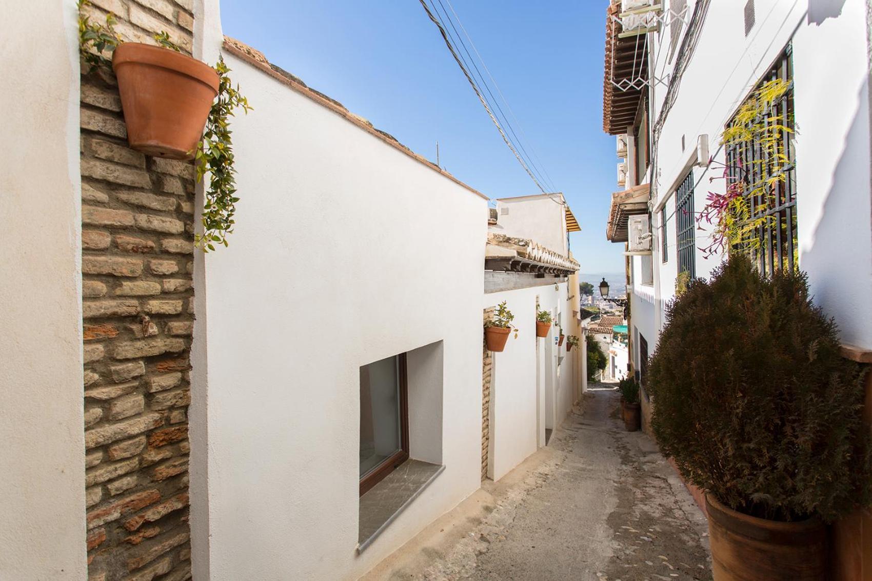 Apartamento Con Terraza Y Cochera Albaycin Granada Exteriér fotografie